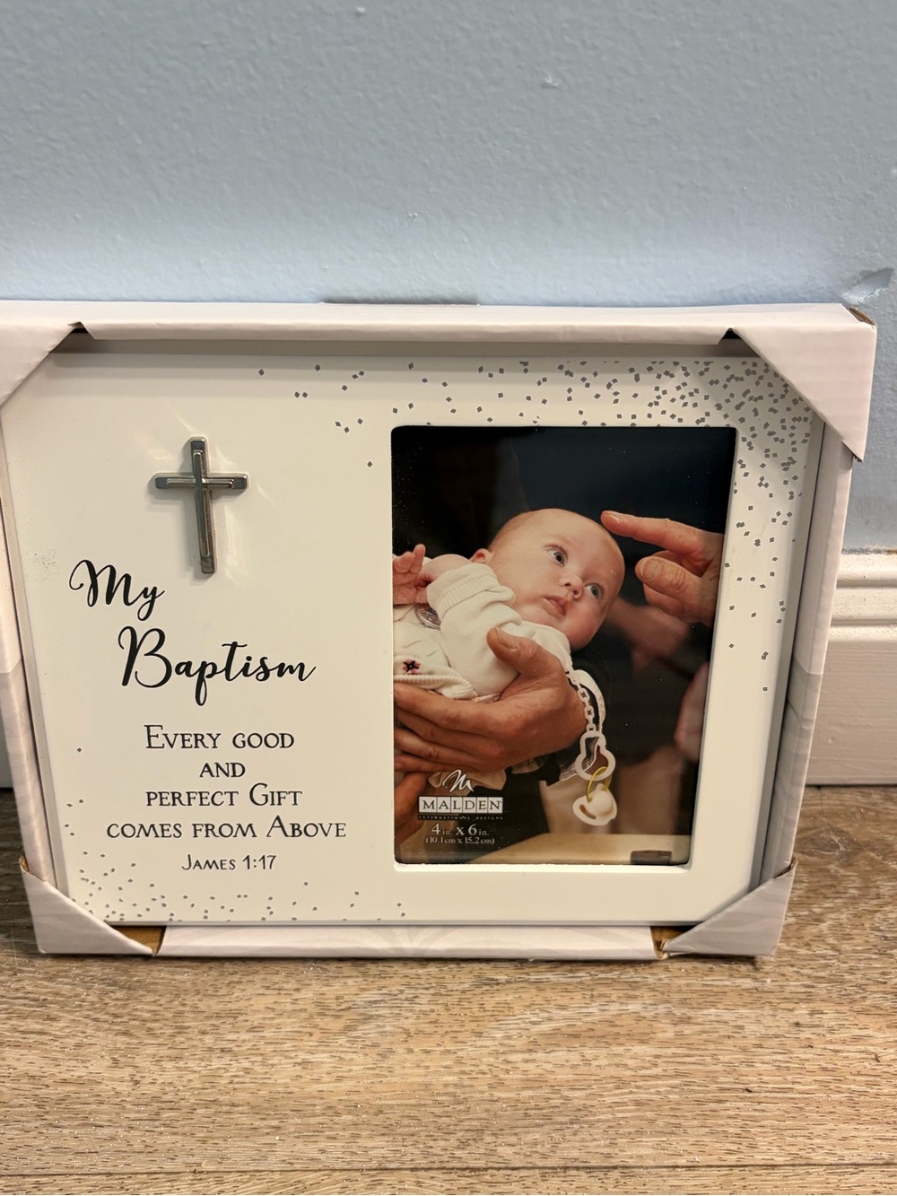Malden My Baptism 4x6 Photo Frame New